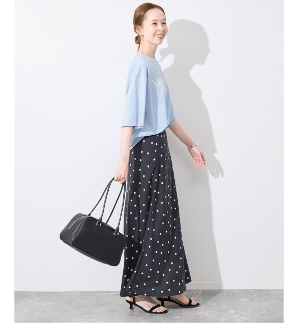 SLOBE IENA「《一部カラーWEB限定/接触冷感/抗菌防臭》MONTREUILレターロゴTEE」|Tシャツ・カットソー|