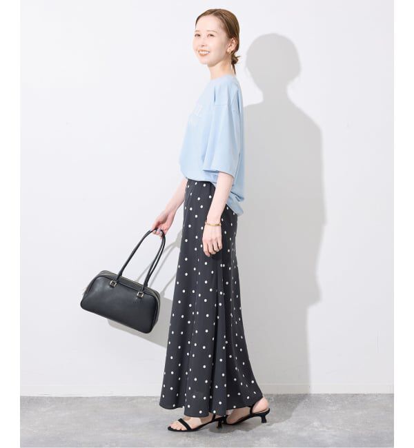 SLOBE IENA「《一部カラーWEB限定/接触冷感/抗菌防臭》MONTREUILレターロゴTEE」|Tシャツ・カットソー|