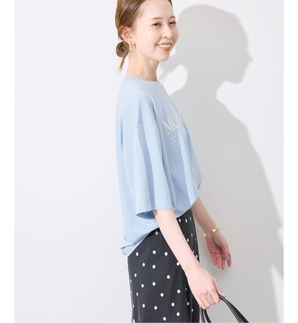 SLOBE IENA「《一部カラーWEB限定/接触冷感/抗菌防臭》MONTREUILレターロゴTEE」|Tシャツ・カットソー|