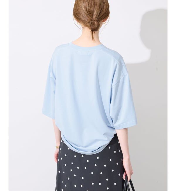 SLOBE IENA「《一部カラーWEB限定/接触冷感/抗菌防臭》MONTREUILレターロゴTEE」|Tシャツ・カットソー|