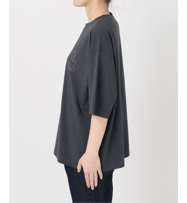 SLOBE IENA「《一部カラーWEB限定/接触冷感/抗菌防臭》MONTREUILレターロゴTEE」|Tシャツ・カットソー|