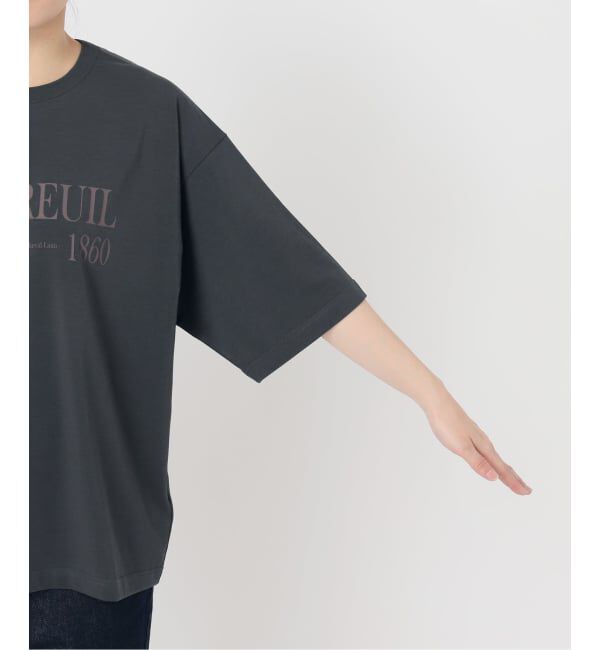 SLOBE IENA「《一部カラーWEB限定/接触冷感/抗菌防臭》MONTREUILレターロゴTEE」|Tシャツ・カットソー|