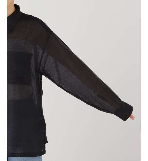 SLOBE IENA「VIS/NY シアーシャツ」|シャツ・ブラウス|