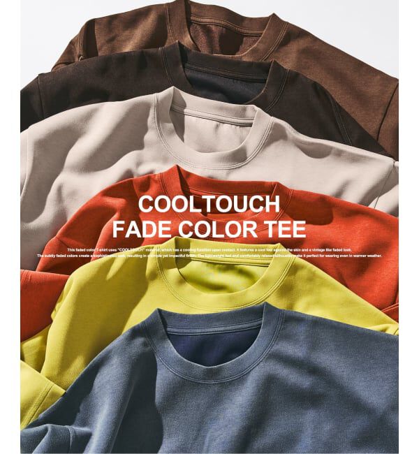 417 EDIFICE「COOLTOUCH /クールタッチフェードカラーTシャツ」|Tシャツ・カットソー|