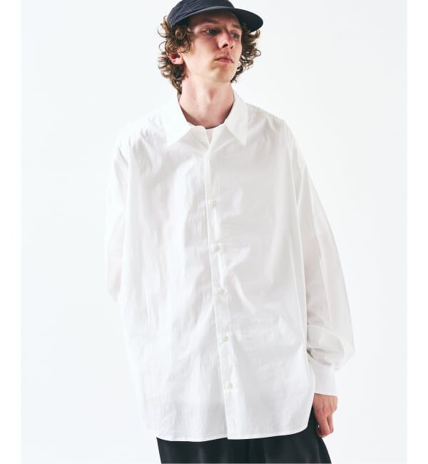 417 EDIFICE「【SOMELOS】RELAXED LIVRE SHIRT」|シャツ・ブラウス|ホワイト