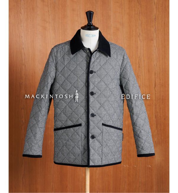 EDIFICE「《予約》MACKINTOSH(マッキントッシュ) 別注 WAVERLY  &rdquo;ハウンドトゥース&rdquo;」|その他|ブラック