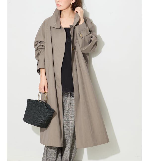 journal standard L'essage「NALYAスタンドロングコート」|その他|カーキ
