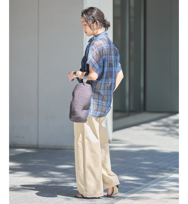 journal standard L'essage「《追加5》【金子綾さん着用】CP タックチノパンツ」|チノ|
