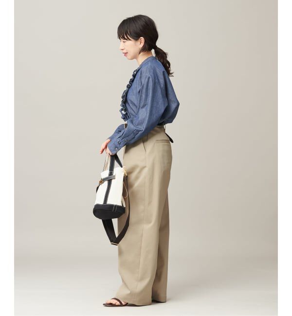 journal standard L'essage「《追加5》【金子綾さん着用】CP タックチノパンツ」|チノ|