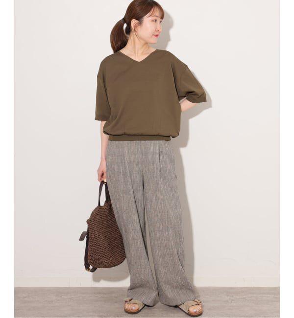 JOURNAL STANDARD relume「【MULTI FUNC+】UVカット / 接触冷感 / ドライタッチVネックプルオーバー」|ニット・セーター|