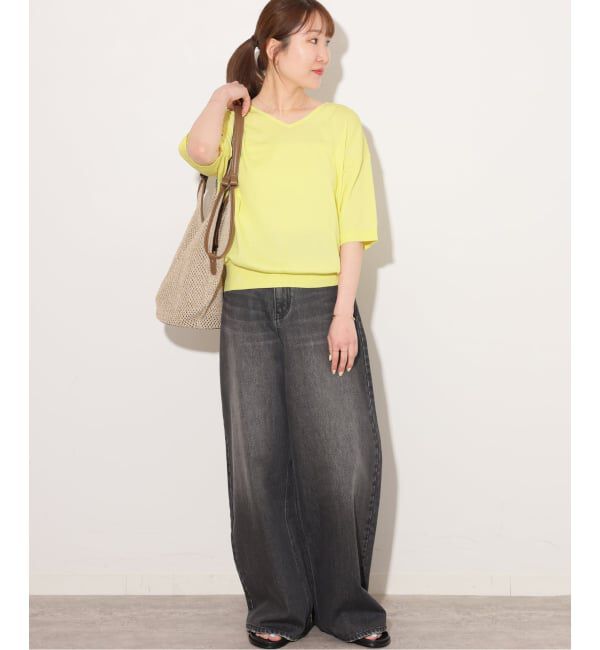 JOURNAL STANDARD relume「【MULTI FUNC+】UVカット / 接触冷感 / ドライタッチVネックプルオーバー」|ニット・セーター|