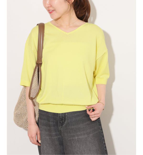 JOURNAL STANDARD relume「【MULTI FUNC+】UVカット / 接触冷感 / ドライタッチVネックプルオーバー」|ニット・セーター|