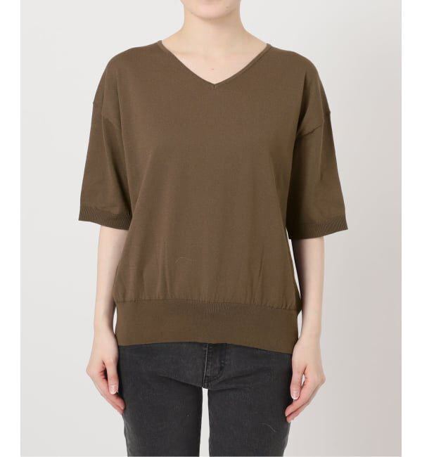 JOURNAL STANDARD relume「【MULTI FUNC+】UVカット / 接触冷感 / ドライタッチVネックプルオーバー」|ニット・セーター|