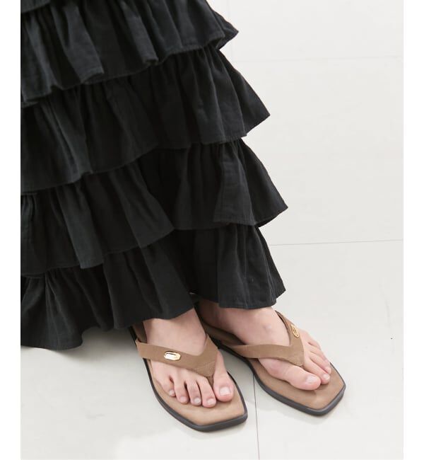 journal standard L'essage「【CAMINANDO/カミナンド】THONG SANDALS：サンダル」|サンダル|ベージュ