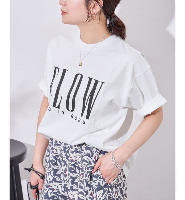 JOURNAL STANDARD「FLOW LOGO TEE」|Tシャツ・カットソー|