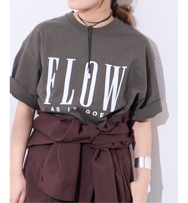 JOURNAL STANDARD「FLOW LOGO TEE」|Tシャツ・カットソー|