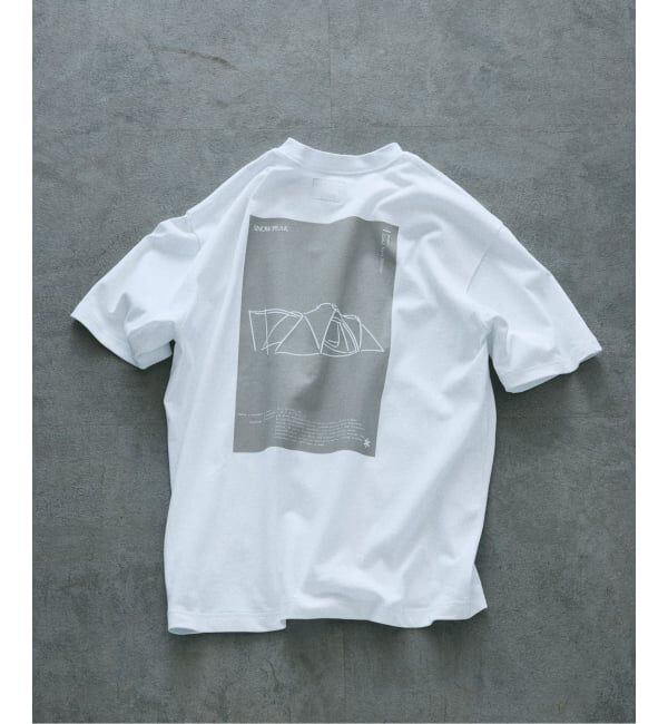 JOURNAL STANDARD relume「Snow Peak / スノーピーク 別注 ギア ワイヤーフレーム プリントTシャツ」|Tシャツ・カットソー|ホワイト