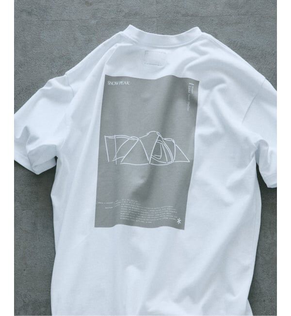 JOURNAL STANDARD relume「Snow Peak / スノーピーク 別注 ギア ワイヤーフレーム プリントTシャツ」|Tシャツ・カットソー|