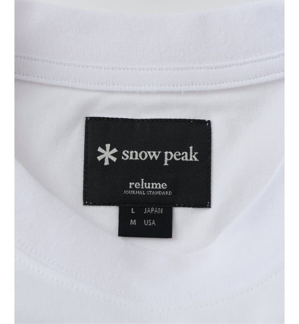 JOURNAL STANDARD relume「Snow Peak / スノーピーク 別注 ギア ワイヤーフレーム プリントTシャツ」|Tシャツ・カットソー|