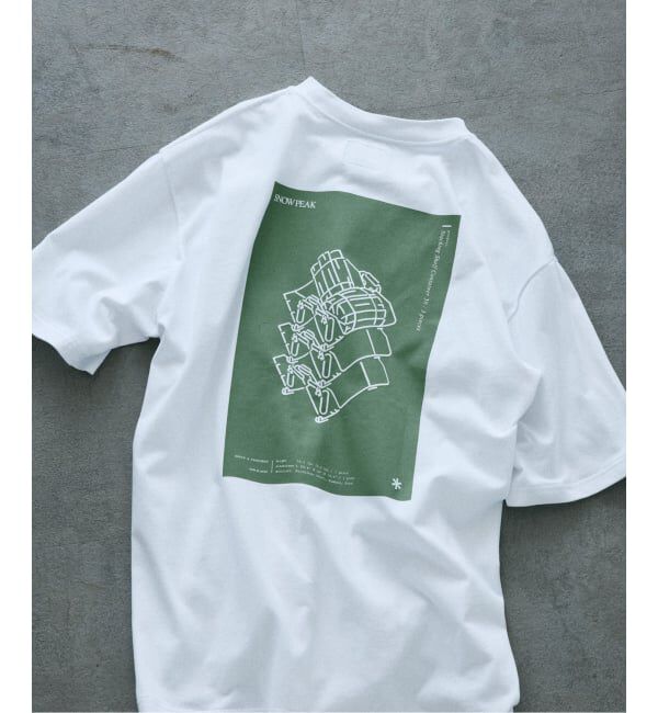 JOURNAL STANDARD relume「Snow Peak / スノーピーク 別注 ギア ワイヤーフレーム プリントTシャツ」|Tシャツ・カットソー|