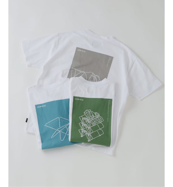 JOURNAL STANDARD relume「Snow Peak / スノーピーク 別注 ギア ワイヤーフレーム プリントTシャツ」|Tシャツ・カットソー|
