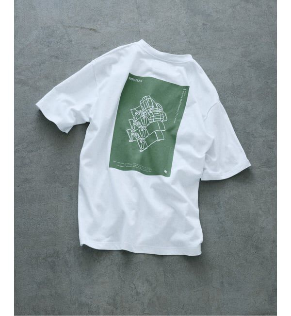 JOURNAL STANDARD relume「Snow Peak / スノーピーク 別注 ギア ワイヤーフレーム プリントTシャツ」|Tシャツ・カットソー|ホワイト A