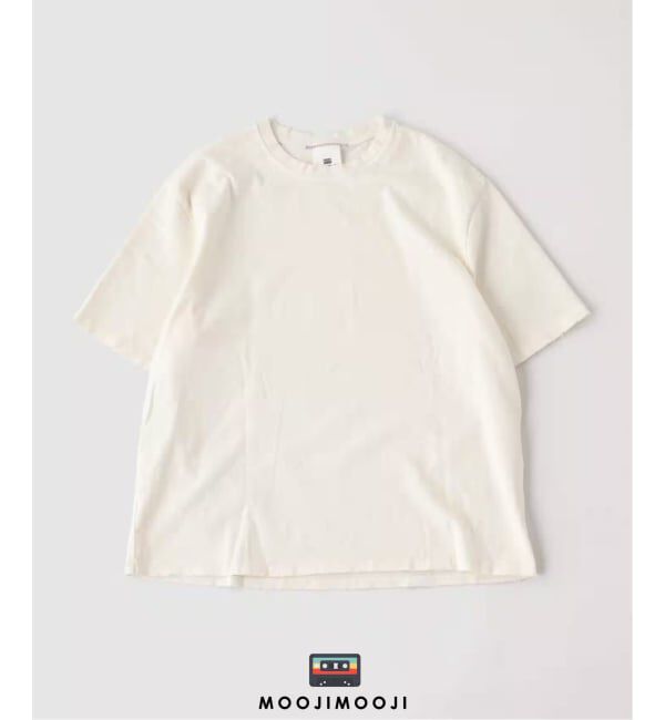 JOURNAL STANDARD「《予約》MOOJI MOOJI / ム―ジ ム―ジ オーバーサイズ エイジド クロップ Tシャツ」|Tシャツ・カットソー|ホワイト A