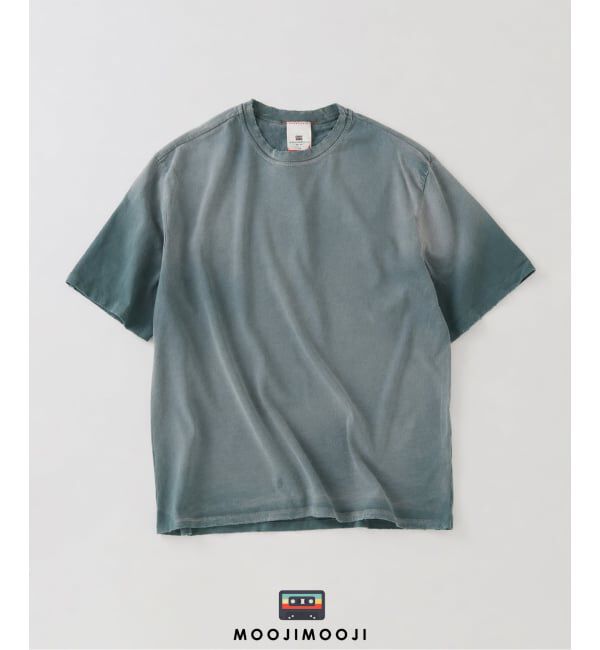 JOURNAL STANDARD「《予約》MOOJI MOOJI / ム―ジ ム―ジ オーバーサイズ エイジド クロップ Tシャツ」|Tシャツ・カットソー|ブルー C