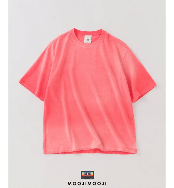 JOURNAL STANDARD「《予約》MOOJI MOOJI / ム―ジ ム―ジ オーバーサイズ エイジド クロップ Tシャツ」|Tシャツ・カットソー|レッド