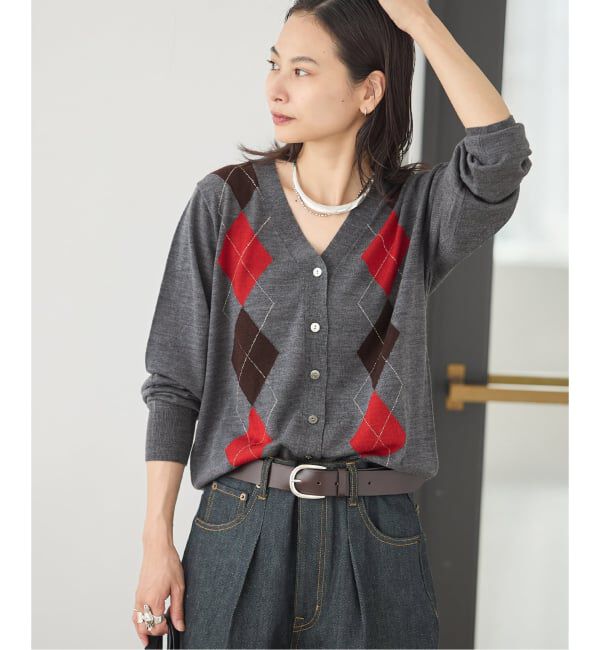 JOURNAL STANDARD「《予約》ウォッシャブルウール Vカーディガン」|カーディガン|