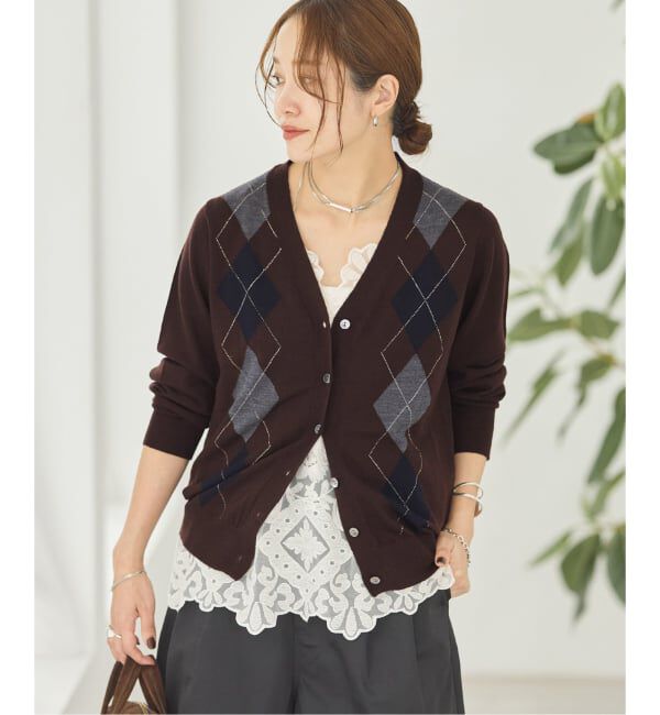 JOURNAL STANDARD「《予約》ウォッシャブルウール Vカーディガン」|カーディガン|