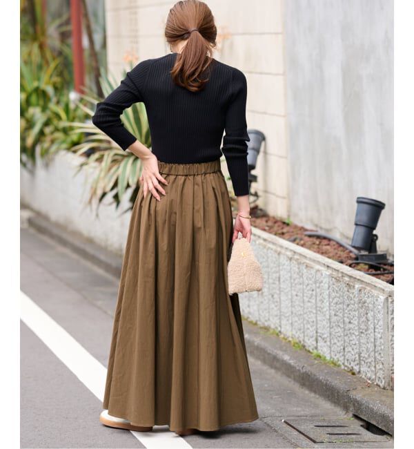 JOURNAL STANDARD relume「《WEB限定追加予約》ギャザーフレアスカート」|スカート|