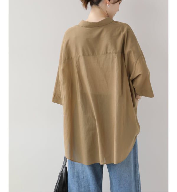 JOURNAL STANDARD relume「シアーコットンハーフスリーブビッグシャツ」|シャツ・ブラウス|