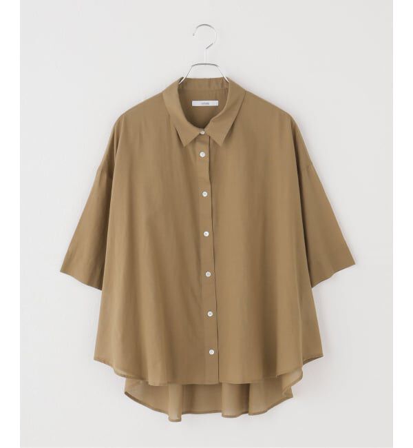 JOURNAL STANDARD relume「シアーコットンハーフスリーブビッグシャツ」|シャツ・ブラウス|