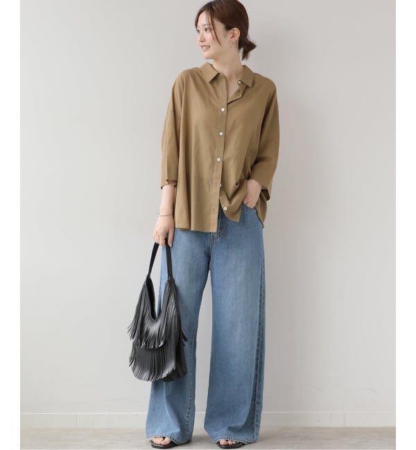 JOURNAL STANDARD relume「シアーコットンハーフスリーブビッグシャツ」|シャツ・ブラウス|