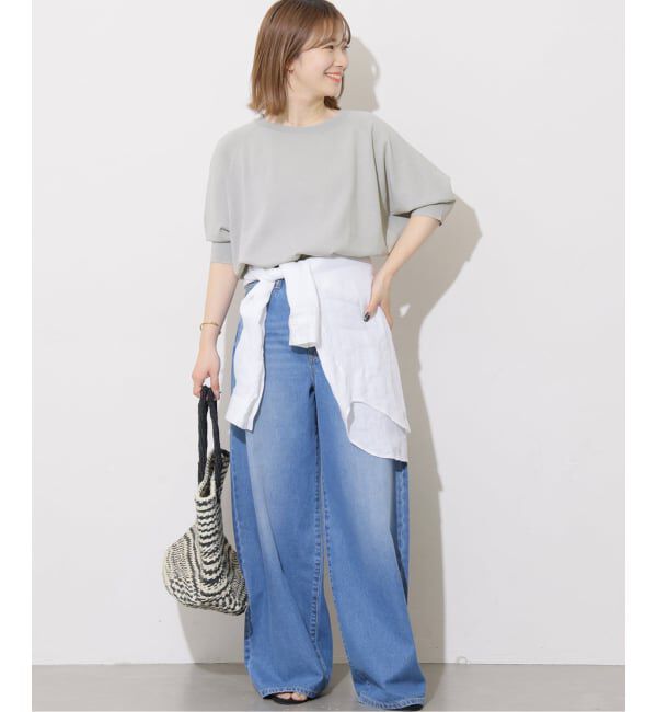JOURNAL STANDARD relume「《追加3》接触冷感 / ウォッシャブルクールドルマンプルオーバー」|ニット・セーター|