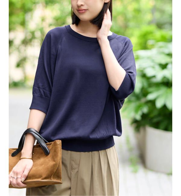 JOURNAL STANDARD relume「《追加3》接触冷感 / ウォッシャブルクールドルマンプルオーバー」|ニット・セーター|