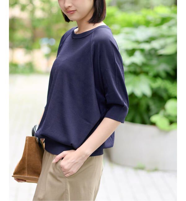 JOURNAL STANDARD relume「《追加3》接触冷感 / ウォッシャブルクールドルマンプルオーバー」|ニット・セーター|