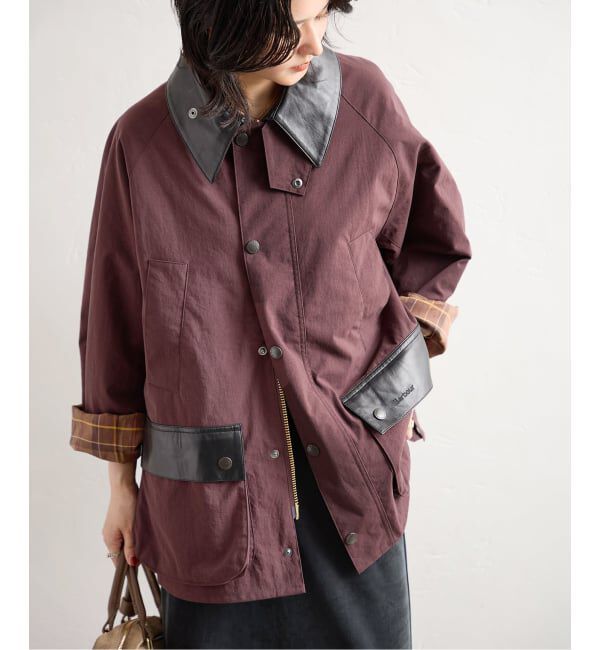 JOURNAL STANDARD「《予約》別注【BARBOUR&times;JOURNAL STANDARD】 OS BEDALE with Leather」|その他|ブラウン
