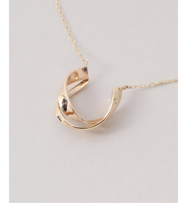 Lilas by Spick&Span「2ラインツイストモチーフ50cmネックレス K10」|ネックレス|