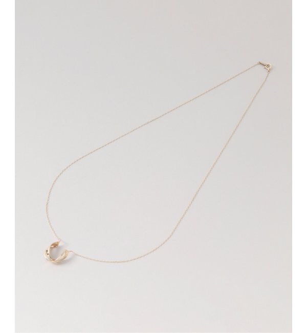 Lilas by Spick&Span「2ラインツイストモチーフ50cmネックレス K10」|ネックレス|