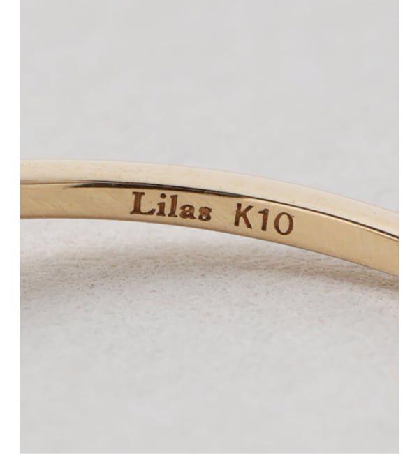 Lilas by Spick&Span「ブラックダイヤローズカットリング K10」|リング|