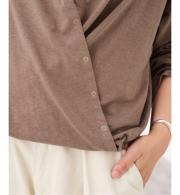 FRAMeWORK「HEMP COTTON リングドット3WAY カーディガン」|カーディガン|