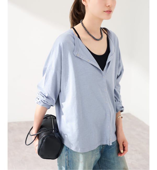 FRAMeWORK「HEMP COTTON リングドット3WAY カーディガン」|カーディガン|