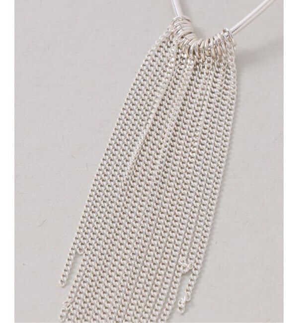 Spick and Span「【SAMH by LILAS】 キヘイチェーンフリンジピアス SV（両耳）」|ピアス|