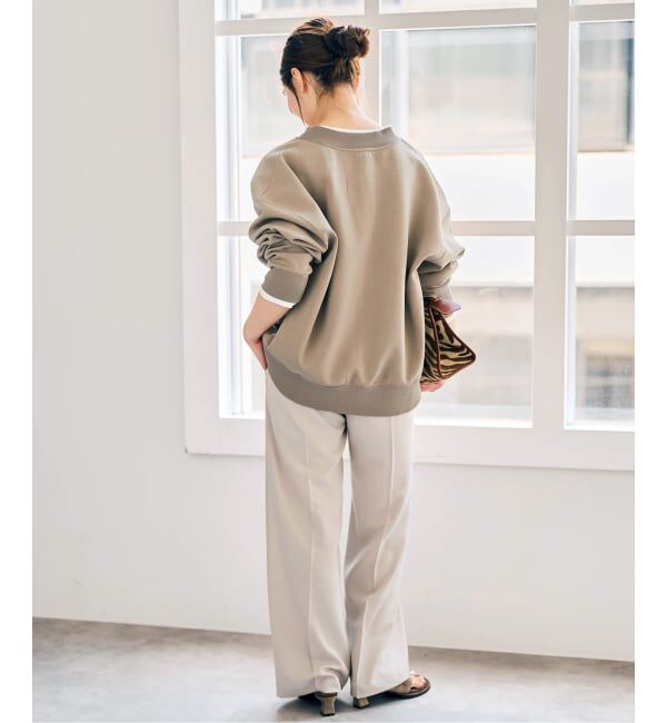 Spick and Span「《予約》ダンボールZIPカーディガン」|カーディガン|