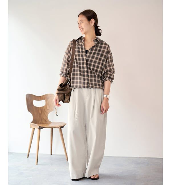 FRAMeWORK「≪予約≫SLOUCHY LIGHT CHINO パンツ」|チノ|