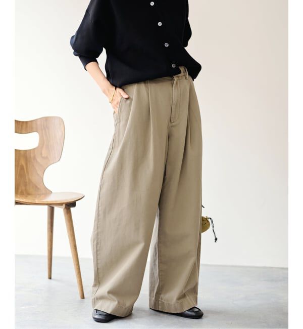 FRAMeWORK「≪予約≫SLOUCHY LIGHT CHINO パンツ」|チノ|