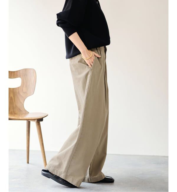 FRAMeWORK「≪予約≫SLOUCHY LIGHT CHINO パンツ」|チノ|