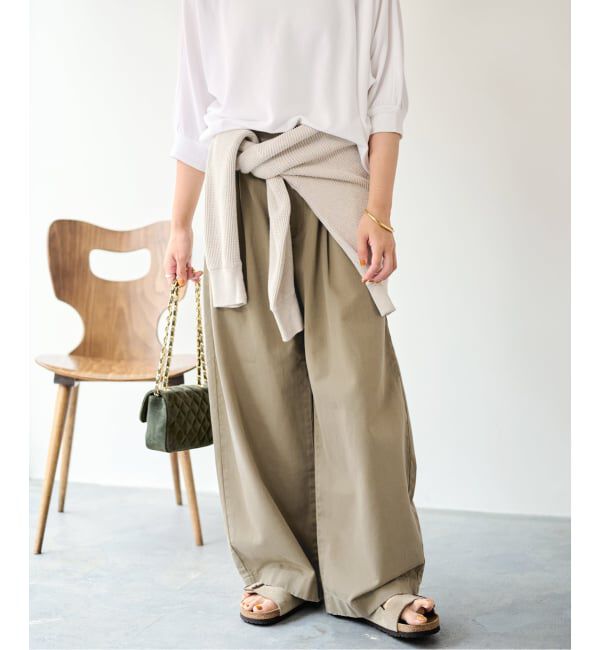 FRAMeWORK「≪予約≫SLOUCHY LIGHT CHINO パンツ」|チノ|